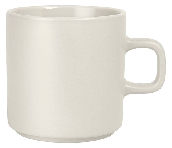 Biały ceramiczny kubek do herbaty Blomus Pilar, 250 ml