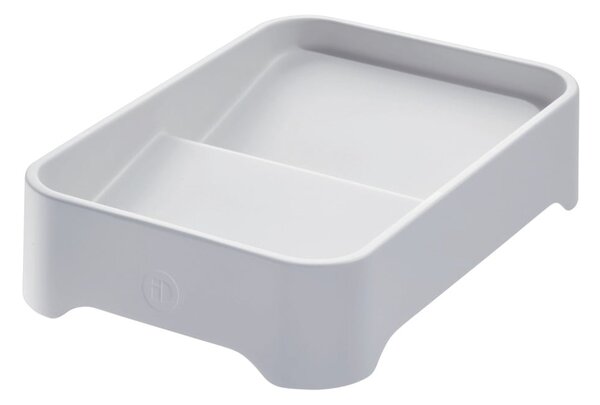 Szary organizer na kosmetyki iDesign Eco Bin, 28,12x19,23 cm