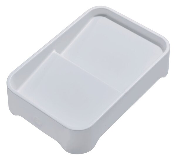Szary organizer na kosmetyki iDesign Eco Bin, 28,12x19,23 cm