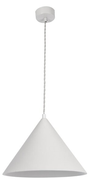Szara lampa wisząca SULION Vilma, wys. 150 cm