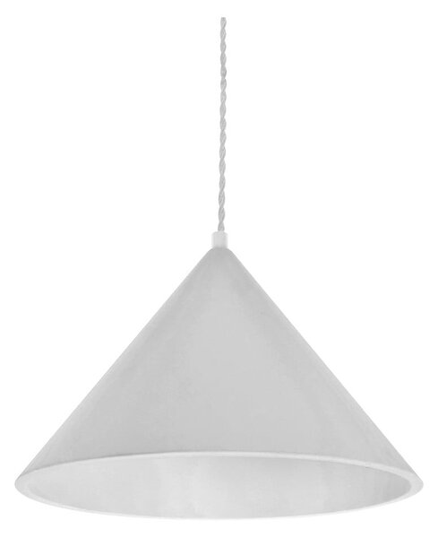 Szara lampa wisząca SULION Vilma, wys. 150 cm