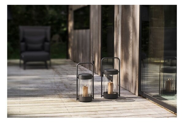 Metalowy lampion (wysokość 57 cm) Ancona – Villa Collection