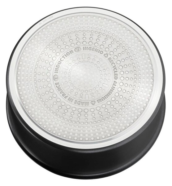 Garnki zestaw z nieprzywierającą powierzchnią/z odpinaną rączką 3 szt. aluminiowe odpowiednie na indukcję INGENO Eco Resist L3979202 – Tefal