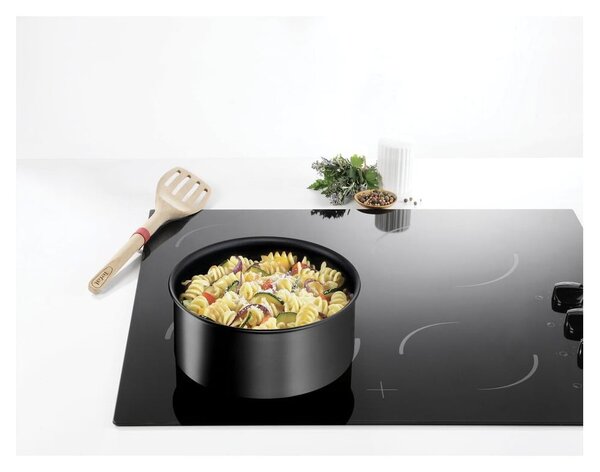 Garnki zestaw z nieprzywierającą powierzchnią/z odpinaną rączką 3 szt. aluminiowe odpowiednie na indukcję INGENO Eco Resist L3979202 – Tefal