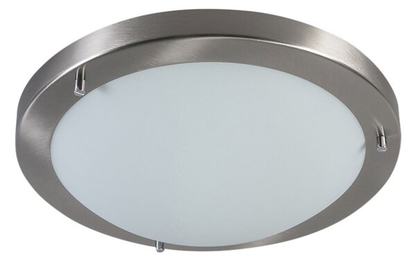 Nowoczesna lampa sufitowa stalowa 31 cm IP44 - Yuma