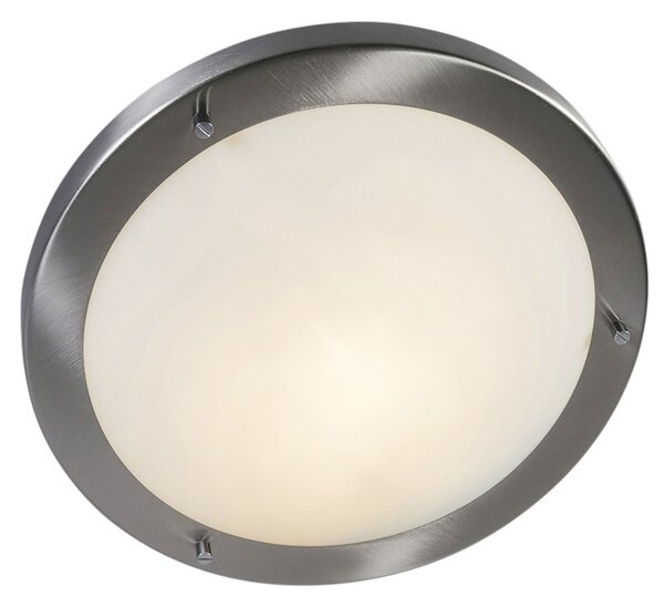 Nowoczesna lampa sufitowa stalowa 31 cm IP44 - Yuma