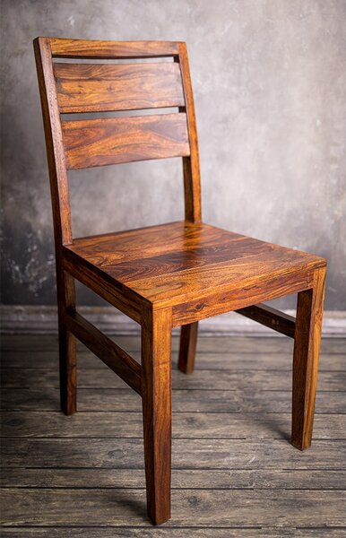 Krzesło z drewna Oiled Matt Palisander