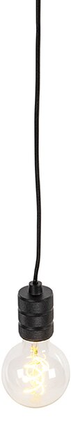 Nowoczesna lampa wisząca czarna - Cavalux