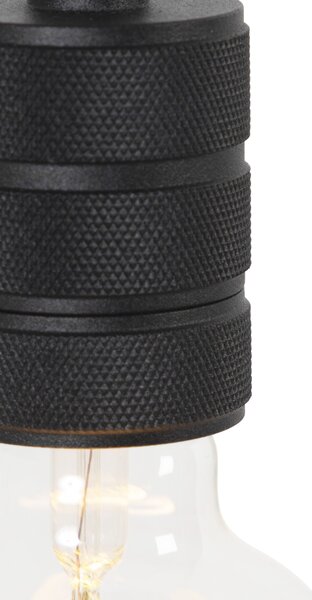 Designerska lampa wisząca czarna z wtyczką - Cavalux