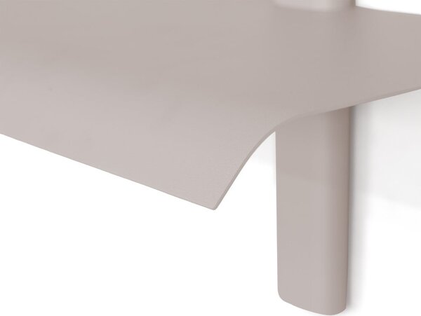 Szarobrązowa metalowa półka 28 cm Hola – Spinder Design