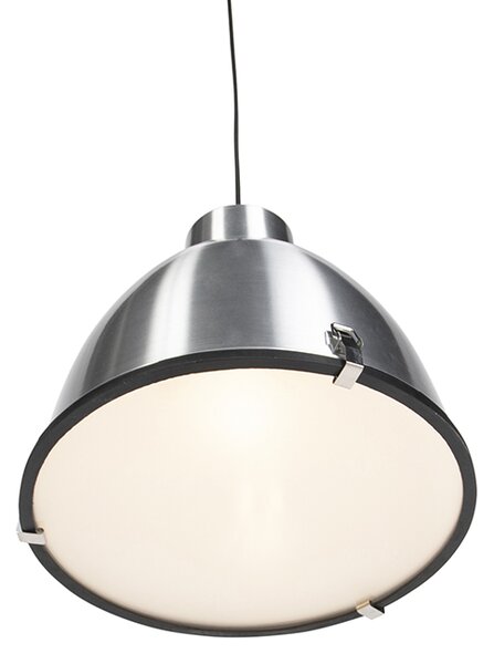 Industrialna lampa wisząca aluminiowa 38 cm ściemniana - Anteros