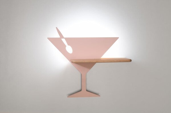 Różowy kinkiet LED Piccolo – Candellux Lighting