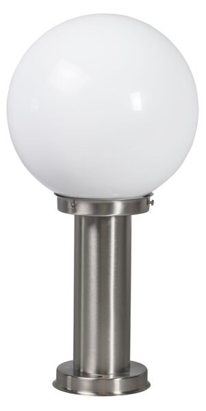 Nowoczesna lampa ogrodowa słupkowa ze stali nierdzewnej 50 cm - Sfera