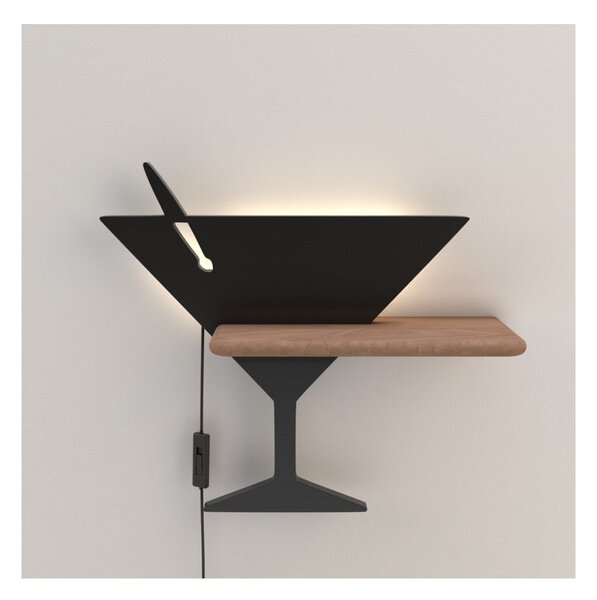 Czarny kinkiet LED Piccolo – Candellux Lighting