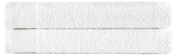 Ręczniki do rąk, 2 szt., bawełna, 450 g/m², 50x100 cm, białe