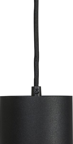Designerska lampa wisząca czarna - Tubo
