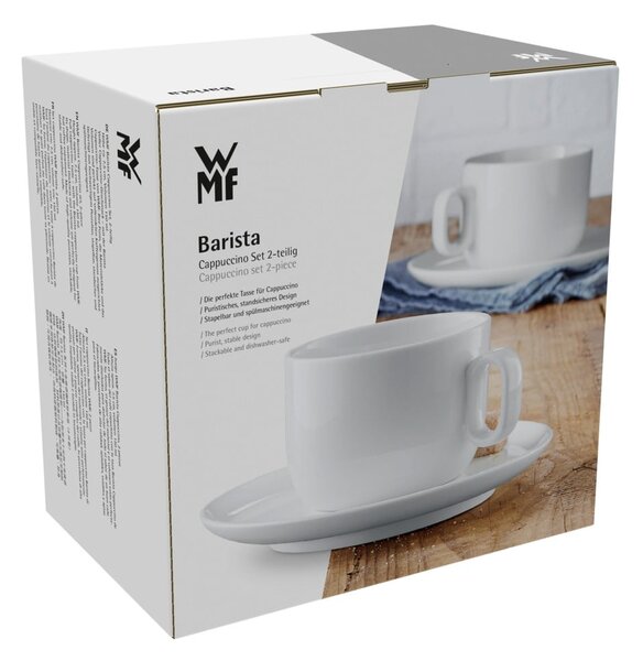 Białe porcelanowe filiżanki do cappuccino zestaw 2 szt. 160 ml Barista – WMF