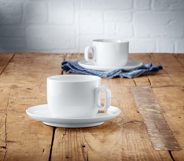 Białe porcelanowe filiżanki do cappuccino zestaw 2 szt. 160 ml Barista – WMF