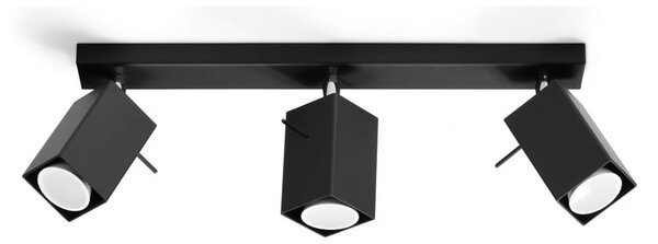 Czarna lampa sufitowa Sollux Toscana 3