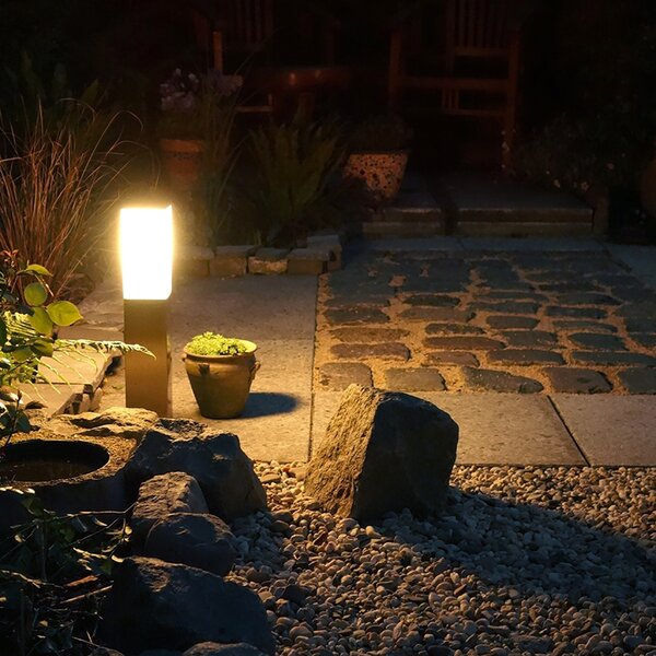 Nowoczesna lampa zewnętrzna 45 cm stal - Malios