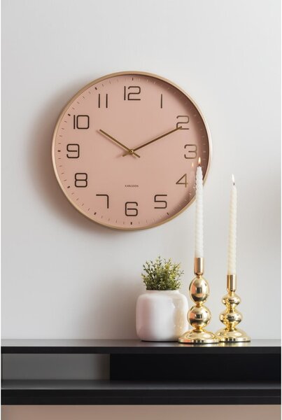 Zegar ścienny ø 40 cm Elegance Glow – Karlsson
