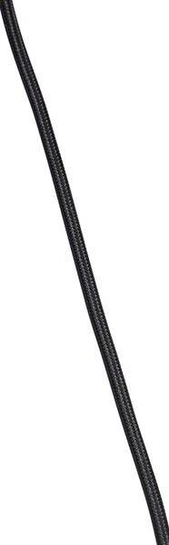 Lampa wisząca z abażurem z aksamitu w kolorze pawia ze złotem 40 cm - Combi