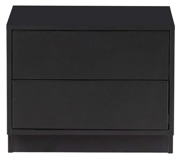 Czarna modułowa szafka pod TV z litego drewna sosnowego 50x40 cm Finca – WOOOD