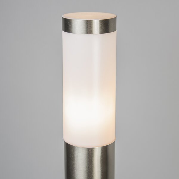 Nowoczesna lampa ogrodowa słupek stal 110 cm IP44 - Rox