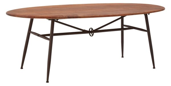 Stół z litego drewna orzechowego 104x219 cm New Foundry – Premier Housewares