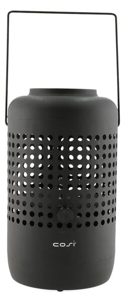 Czarna lampa gazowa Cosi Drop, wys. 37 cm