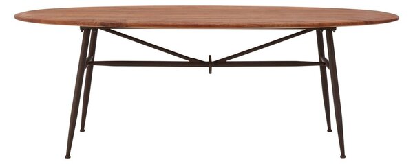 Stół z litego drewna orzechowego 104x219 cm New Foundry – Premier Housewares