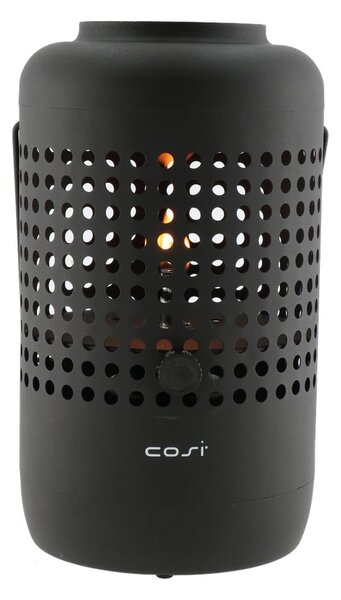 Czarna lampa gazowa Cosi Drop, wys. 37 cm