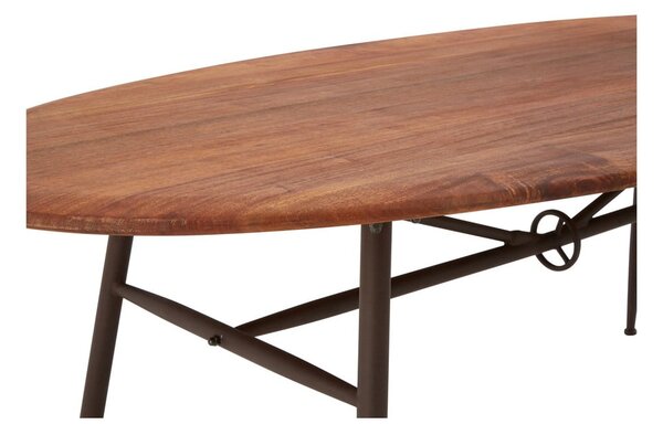 Stół z litego drewna orzechowego 104x219 cm New Foundry – Premier Housewares