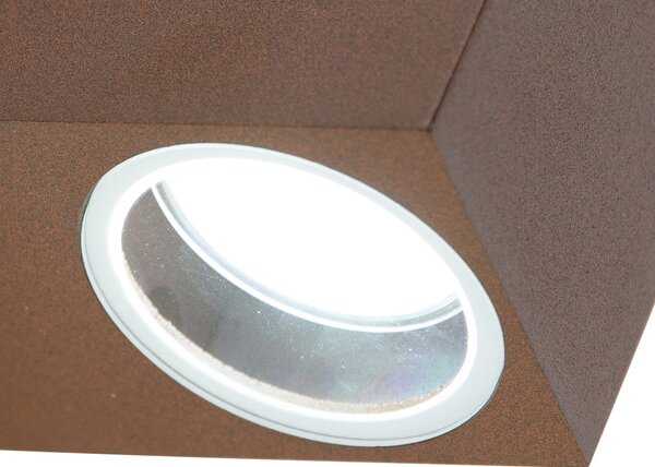 Industrialna lampa ścienna rdzawo-brązowa IP44 - Baleno