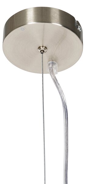 Nowoczesna lampa wisząca stalowa bez klosza - Cappo