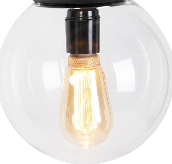 Nowoczesna lampa wisząca przezroczysta 20 cm - Pallon