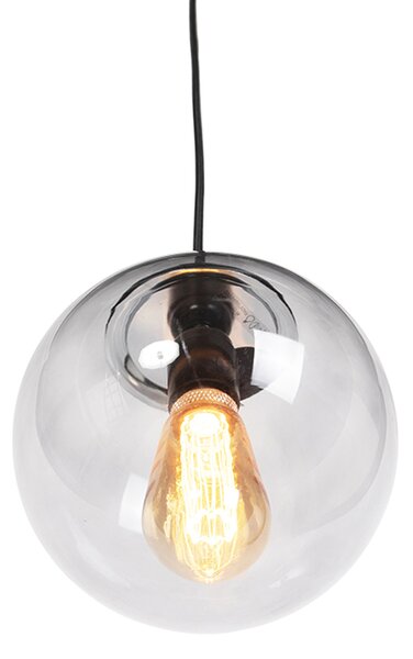 Nowoczesna lampa wisząca szara 20 cm - Pallon