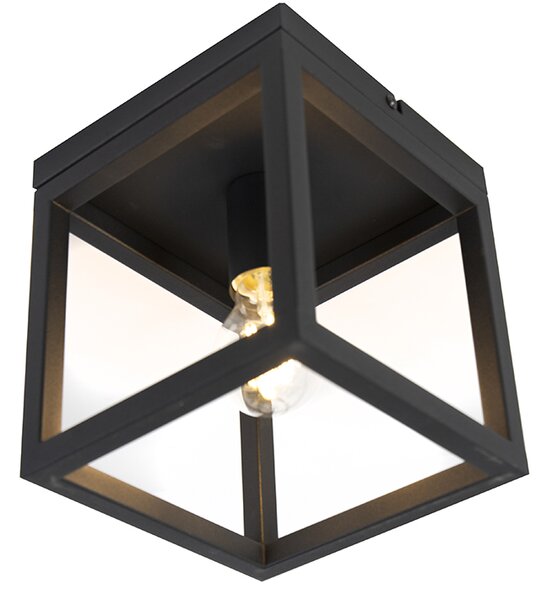 Industrialna lampa wisząca czarna - Cage