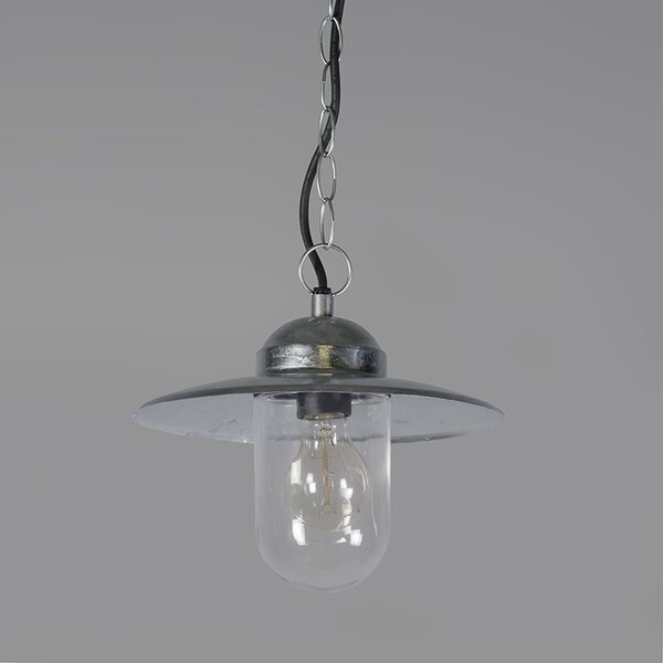 Industrialne - wisząca lampa cynkowa, IP44 - Munich