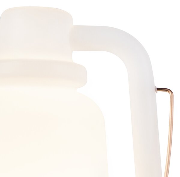 Lampa stojąca biała 51 cm IP44 - Storm Large