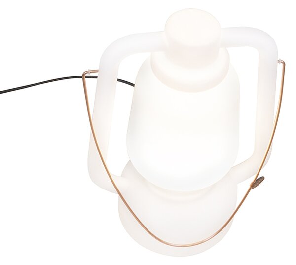 Lampa stojąca biała 51 cm IP44 - Storm Large