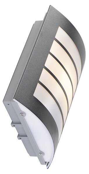 Nowoczesna lampa ścienna zewnętrzna czarna IP44 - Miro