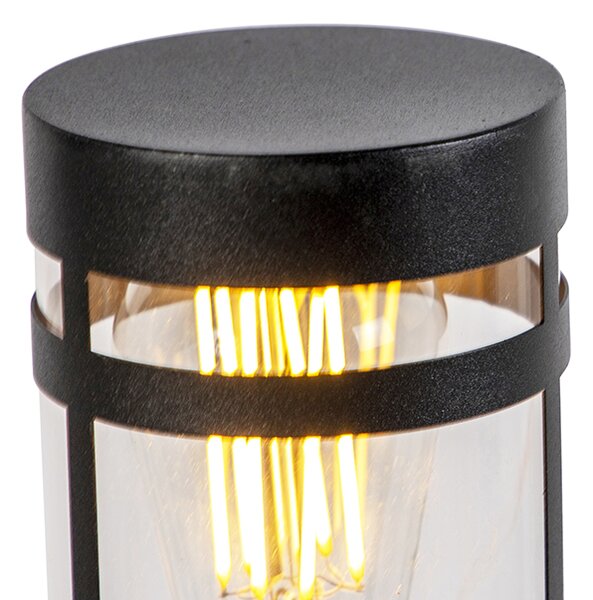 Nowoczesna lampa zewnętrzna czarna 80 cm IP44 - Gleam