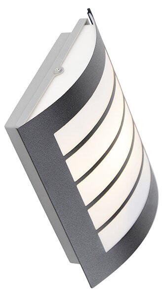 Nowoczesna lampa ścienna zewnętrzna czarna IP44 - Miro