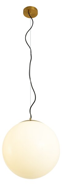 Skandynawska lampa wisząca z opalem 40 cm - Ball 40