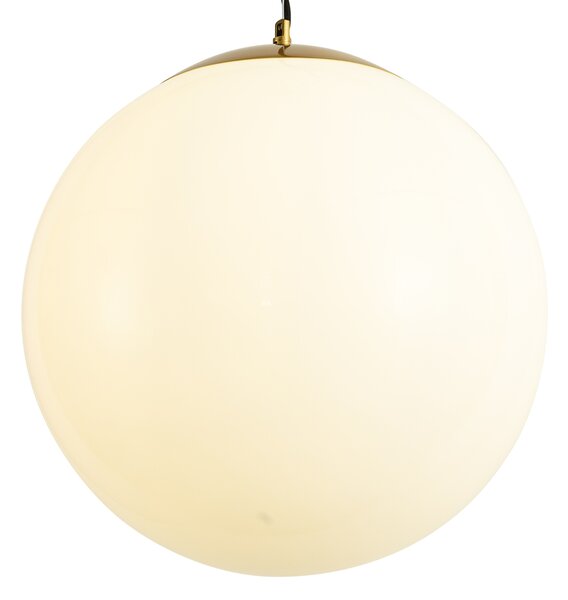 Skandynawska lampa wisząca z opalem 40 cm - Ball 40