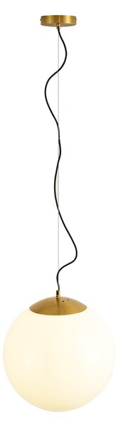 Skandynawska lampa wisząca z opalem 40 cm - Ball 40