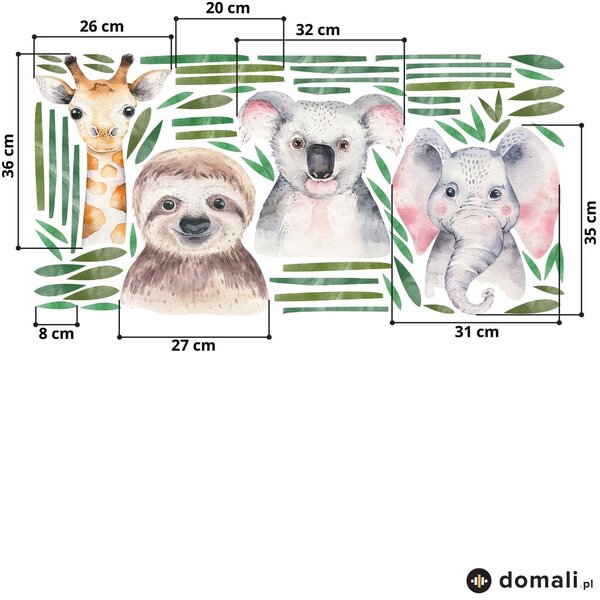 Naklejki na ścianę - Safari