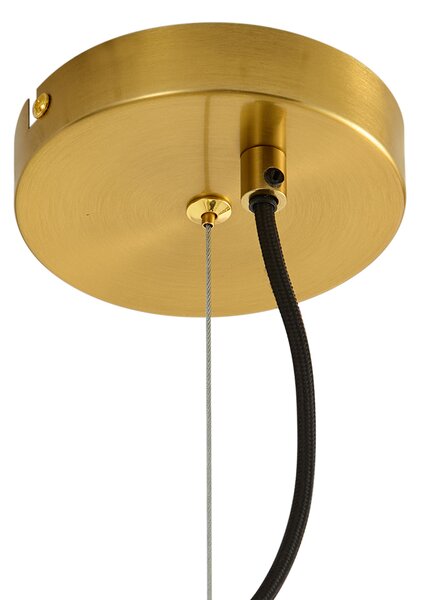 Skandynawska lampa wisząca z opalem 40 cm - Ball 40