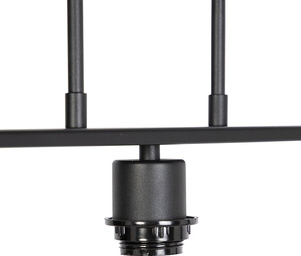 Lampa wisząca czarna bez klosza - Combi 3 Deluxe